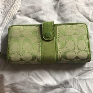 Green Coach Wallet